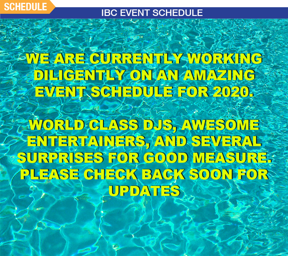 IBC 2020 Schedule International Bear Convergence Palm Springs, CA